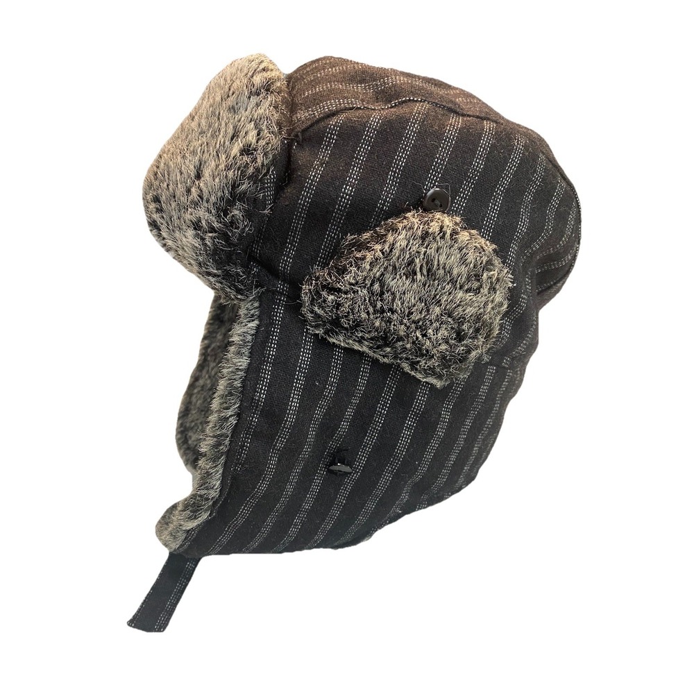 Retro 7  Trapper Hat Size‎ M/L  Aviator Bomber  Style Warm Winter Cap Wool Blend